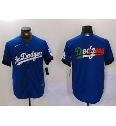 Men Los Angeles Dodgers Blue Team Big Logo City Connect Cool Base Stitched Baseball Jersey6 Men Los Angeles Dodgers Blue Team Big Logo City Connect Cool Base Stitched Baseball Jersey6