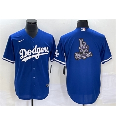 Men Los Angeles Dodgers Blue Team Big Logo Cool Base Stitched Baseball JerseyS Men Los Angeles Dodgers Blue Team Big Logo Cool Base Stitched Baseball JerseyS