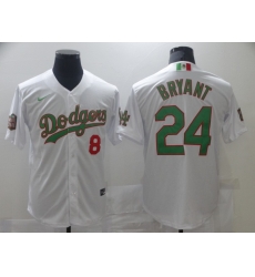 Men Los Angeles Dodgers Mexican Kobe Bryant 8 24 World Series White MLB Jersey Men Los Angeles Dodgers Mexican Kobe Bryant 8 24 World Series White MLB Jersey
