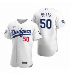 Men Los Angeles Dodgers Mookie Betts White 2020 World Series Champions Flex Base Jersey Men Los Angeles Dodgers Mookie Betts White 2020 World Series Champions Flex Base Jersey