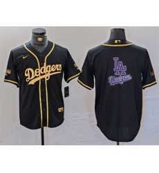 Men Los Angeles Dodgers Team Big Logo Black Gold World Series Champions Cool Base Stitched Baseball Jersey Men Los Angeles Dodgers Team Big Logo Black Gold World Series Champions Cool Base Stitched Baseball Jersey
