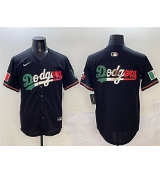 Men Los Angeles Dodgers Team Big Logo Black Mexico Flag Limited Stitched Baseball Jersey Men Los Angeles Dodgers Team Big Logo Black Mexico Flag Limited Stitched Baseball Jersey