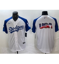 Men Los Angeles Dodgers Team Big Logo White Blue Vin Patch Cool Base Stitched Baseball Jersey 4 Men Los Angeles Dodgers Team Big Logo White Blue Vin Patch Cool Base Stitched Baseball Jersey 4