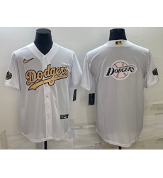 Men Los Angeles Dodgers White Team Big Logo Cool Base Stitched Baseball Jerseys Men Los Angeles Dodgers White Team Big Logo Cool Base Stitched Baseball Jerseys