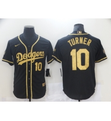 Men Nike Los Angeles Dodgers Justin Turner 10 Black Gold MLB Stitched Jersey Men Nike Los Angeles Dodgers Justin Turner 10 Black Gold MLB Stitched Jersey