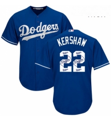 Mens Majestic Los Angeles Dodgers 22 Clayton Kershaw Authentic Royal Blue Team Logo Fashion Cool Base MLB Jersey Mens Majestic Los Angeles Dodgers 22 Clayton Kershaw Authentic Royal Blue Team Logo Fashion Cool Base MLB Jersey