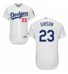 Mens Majestic Los Angeles Dodgers 23 Kirk Gibson White Home Flex Base Authentic Collection MLB Jersey Mens Majestic Los Angeles Dodgers 23 Kirk Gibson White Home Flex Base Authentic Collection MLB Jersey