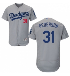 Mens Majestic Los Angeles Dodgers 31 Joc Pederson Gray Alternate Road Flexbase Collection 2018 World Series Jersey Mens Majestic Los Angeles Dodgers 31 Joc Pederson Gray Alternate Road Flexbase Collection 2018 World Series Jersey