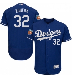 Mens Majestic Los Angeles Dodgers 32 Sandy Koufax Royal Blue Flexbase Authentic Collection MLB Jersey Mens Majestic Los Angeles Dodgers 32 Sandy Koufax Royal Blue Flexbase Authentic Collection MLB Jersey