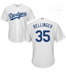 Mens Majestic Los Angeles Dodgers 35 Cody Bellinger Replica White Home Cool Base MLB Jersey Mens Majestic Los Angeles Dodgers 35 Cody Bellinger Replica White Home Cool Base MLB Jersey