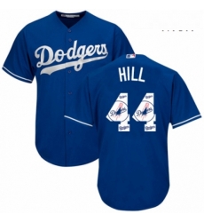 Mens Majestic Los Angeles Dodgers 44 Rich Hill Authentic Royal Blue Team Logo Fashion Cool Base MLB Jersey Mens Majestic Los Angeles Dodgers 44 Rich Hill Authentic Royal Blue Team Logo Fashion Cool Base MLB Jersey