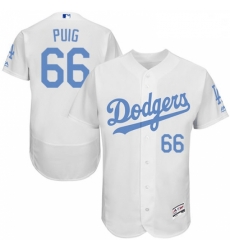 Mens Majestic Los Angeles Dodgers 66 Yasiel Puig Authentic White 2016 Fathers Day Fashion Flex Base Jersey Mens Majestic Los Angeles Dodgers 66 Yasiel Puig Authentic White 2016 Fathers Day Fashion Flex Base Jersey