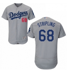 Mens Majestic Los Angeles Dodgers 68 Ross Stripling Gray Alternate Flex Base Authentic Collection MLB Jersey Mens Majestic Los Angeles Dodgers 68 Ross Stripling Gray Alternate Flex Base Authentic Collection MLB Jersey