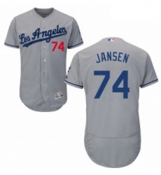Mens Majestic Los Angeles Dodgers 74 Kenley Jansen Grey Flexbase Authentic Collection MLB Jersey Mens Majestic Los Angeles Dodgers 74 Kenley Jansen Grey Flexbase Authentic Collection MLB Jersey