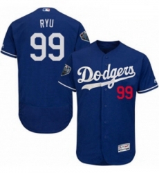 Mens Majestic Los Angeles Dodgers 99 Hyun Jin Ryu Royal Blue Flexbase Authentic Collection 2018 World Series Jersey Mens Majestic Los Angeles Dodgers 99 Hyun Jin Ryu Royal Blue Flexbase Authentic Collection 2018 World Series Jersey