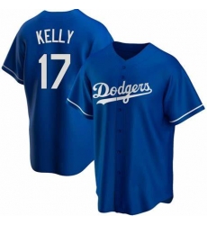 Men's Nike Los Angeles Dodgers #17 Joe Kelly Blue Stitched Cool Base MLB Jersey Men's Nike Los Angeles Dodgers #17 Joe Kelly Blue Stitched Cool Base MLB Jersey