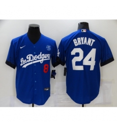 Men's Nike Los Angeles Dodgers #24 Kobe Bryant Blue Game City Player Jersey Men's Nike Los Angeles Dodgers #24 Kobe Bryant Blue Game City Player Jersey
