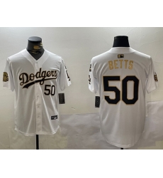 men los angeles dodgers 50 mookie betts white gold 2024 world series with fernando memorial patch limited stitched baseball jersey_ u526F u672C men los angeles dodgers 50 mookie betts white gold 2024 world series with fernando memorial patch limited stitched baseball jersey_ u526F u672C