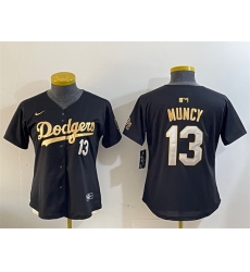 Women Los Angeles Dodgers 13 Max Muncy Black Gold Limited Stitched Baseball Jersey 28Run Small 29 Women Los Angeles Dodgers 13 Max Muncy Black Gold Limited Stitched Baseball Jersey 28Run Small 29
