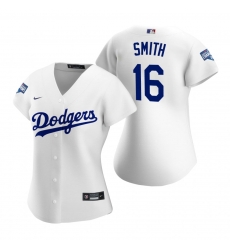 Women Los Angeles Dodgers 16 Will Smith White 2020 World Series Champions Replica Jersey Women Los Angeles Dodgers 16 Will Smith White 2020 World Series Champions Replica Jersey