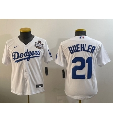 Women Los Angeles Dodgers 21 Walker Buehler White 2024 World Series Cool Base Stitched Baseball Jersey Women Los Angeles Dodgers 21 Walker Buehler White 2024 World Series Cool Base Stitched Baseball Jersey
