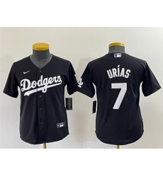 Women Los Angeles Dodgers 7 Julio Urias Black Stitched Baseball Jersey Run Small Women Los Angeles Dodgers 7 Julio Urias Black Stitched Baseball Jersey Run Small