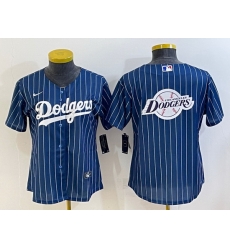 Women Los Angeles Dodgers Navy Team Big Logo Stitched Jersey Women Los Angeles Dodgers Navy Team Big Logo Stitched Jersey