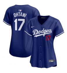 Women Los Angeles Dodgers Shohei Ohtani #17 Flex Base 2024 Home Elite Stitched Jersey Women Los Angeles Dodgers Shohei Ohtani #17 Flex Base 2024 Home Elite Stitched Jersey