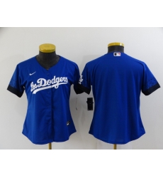Women Nike Los Angeles Dodgers Blank Blue Elite City Player Jersey Women Nike Los Angeles Dodgers Blank Blue Elite City Player Jersey