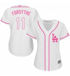 Womens Majestic Los Angeles Dodgers 11 Logan Forsythe Replica White Fashion Cool Base MLB Jersey Womens Majestic Los Angeles Dodgers 11 Logan Forsythe Replica White Fashion Cool Base MLB Jersey
