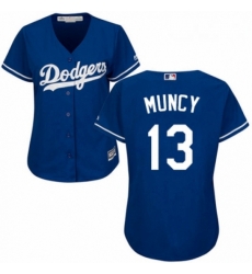 Womens Majestic Los Angeles Dodgers 13 Max Muncy Authentic Royal Blue Alternate Cool Base MLB Jersey Womens Majestic Los Angeles Dodgers 13 Max Muncy Authentic Royal Blue Alternate Cool Base MLB Jersey