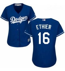 Womens Majestic Los Angeles Dodgers 16 Andre Ethier Replica Royal Blue MLB Jersey Womens Majestic Los Angeles Dodgers 16 Andre Ethier Replica Royal Blue MLB Jersey