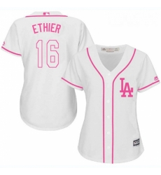 Womens Majestic Los Angeles Dodgers 16 Andre Ethier Replica White Fashion Cool Base MLB Jersey Womens Majestic Los Angeles Dodgers 16 Andre Ethier Replica White Fashion Cool Base MLB Jersey