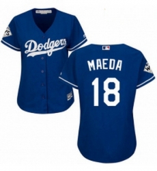 Womens Majestic Los Angeles Dodgers 18 Kenta Maeda Replica Royal Blue Alternate 2017 World Series Bound Cool Base MLB Jersey Womens Majestic Los Angeles Dodgers 18 Kenta Maeda Replica Royal Blue Alternate 2017 World Series Bound Cool Base MLB Jersey