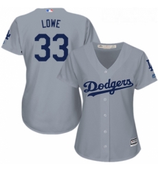 Womens Majestic Los Angeles Dodgers 33 Mark Lowe Authentic Grey Road Cool Base MLB Jersey Womens Majestic Los Angeles Dodgers 33 Mark Lowe Authentic Grey Road Cool Base MLB Jersey