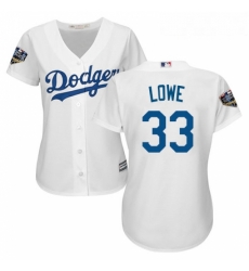 Womens Majestic Los Angeles Dodgers 33 Mark Lowe Authentic White Home Cool Base 2018 World Series MLB Jersey Womens Majestic Los Angeles Dodgers 33 Mark Lowe Authentic White Home Cool Base 2018 World Series MLB Jersey