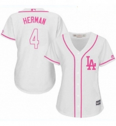 Womens Majestic Los Angeles Dodgers 4 Babe Herman Replica White Fashion Cool Base MLB Jersey Womens Majestic Los Angeles Dodgers 4 Babe Herman Replica White Fashion Cool Base MLB Jersey
