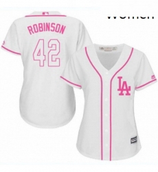 Womens Majestic Los Angeles Dodgers 42 Jackie Robinson Replica White Fashion Cool Base MLB Jersey Womens Majestic Los Angeles Dodgers 42 Jackie Robinson Replica White Fashion Cool Base MLB Jersey