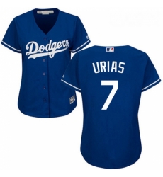 Womens Majestic Los Angeles Dodgers 7 Julio Urias Authentic Royal Blue Alternate Cool Base MLB Jersey Womens Majestic Los Angeles Dodgers 7 Julio Urias Authentic Royal Blue Alternate Cool Base MLB Jersey
