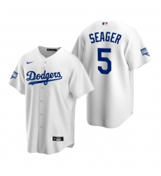 Youth Los Angeles Dodgers 5 Corey Seager White 2020 World Series Champions Replica Jersey Youth Los Angeles Dodgers 5 Corey Seager White 2020 World Series Champions Replica Jersey