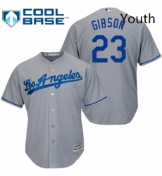 Youth Majestic Los Angeles Dodgers 23 Kirk Gibson Authentic Grey Road Cool Base MLB Jersey Youth Majestic Los Angeles Dodgers 23 Kirk Gibson Authentic Grey Road Cool Base MLB Jersey
