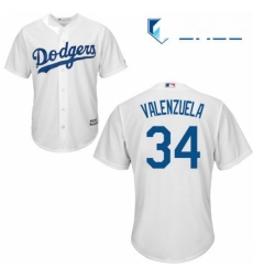 Youth Majestic Los Angeles Dodgers 34 Fernando Valenzuela Replica White Home Cool Base MLB Jersey Youth Majestic Los Angeles Dodgers 34 Fernando Valenzuela Replica White Home Cool Base MLB Jersey