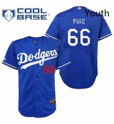 Youth Majestic Los Angeles Dodgers 66 Yasiel Puig Replica Royal Blue Cool Base MLB Jersey Youth Majestic Los Angeles Dodgers 66 Yasiel Puig Replica Royal Blue Cool Base MLB Jersey