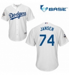 Youth Majestic Los Angeles Dodgers 74 Kenley Jansen Authentic White Home 2017 World Series Bound Cool Base MLB Jersey Youth Majestic Los Angeles Dodgers 74 Kenley Jansen Authentic White Home 2017 World Series Bound Cool Base MLB Jersey