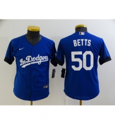 Youth Nike Los Angeles Dodgers #50 Mookie Betts Blue City Player Jersey Youth Nike Los Angeles Dodgers #50 Mookie Betts Blue City Player Jersey