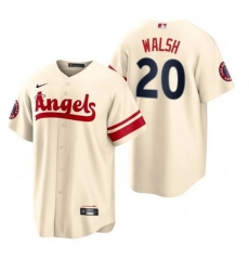 Men Los Angeles Angels 20 Jared Walsh 2022 Cream City Connect Cool Base Stitched Jersey Men Los Angeles Angels 20 Jared Walsh 2022 Cream City Connect Cool Base Stitched Jersey