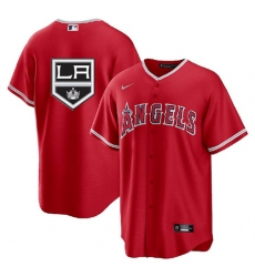 Men Los Angeles Angels 26 Kings Red Cool Base Stitched Jersey Men Los Angeles Angels 26 Kings Red Cool Base Stitched Jersey