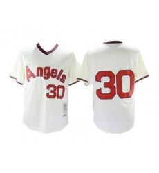 Men Los Angeles Angels 30 Nolan Ryan Cream Throwback Stitched Baseball Jersey Men Los Angeles Angels 30 Nolan Ryan Cream Throwback Stitched Baseball Jersey