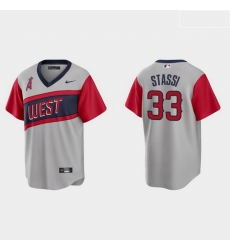 Men Los Angeles Angels 33 Max Stassi Men Nike Gray 2021 Little League Classic Game MLB Jersey Men Los Angeles Angels 33 Max Stassi Men Nike Gray 2021 Little League Classic Game MLB Jersey