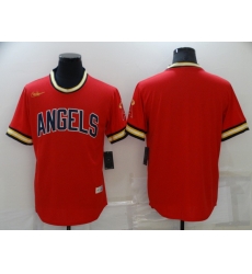 Men's Los Angeles Angels Blank Red Cool Base Stitched Jersey Men's Los Angeles Angels Blank Red Cool Base Stitched Jersey